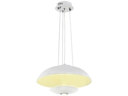 Diseño de suspensión LED Dome White 24W (Ec. 192W) Diam. 450 mm
