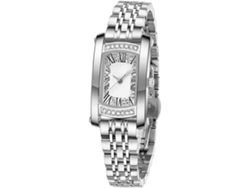 Reloj De Lujo Femenino De Strass Acero Inoxidable A Prueba De Agua Cuarzo Fecha Luminoso Yuysan