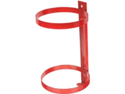 Soporte De Pared De Acero Inoxidable De Alta Resistencia Para Extintor De Incendios Con Gancho De Fijación Seguro.