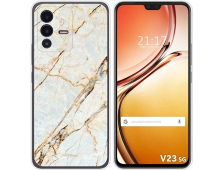 Carcasa para Vivo V23 5G TUMUNDOSMARTPHONE Dibujos Mármol 13 Multicolor