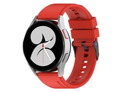 Correa de Silicona 20mm transpirable para Samsung Galaxy Watch 5 40mm/44mm/Watch 5 Pro 45mm - tinto