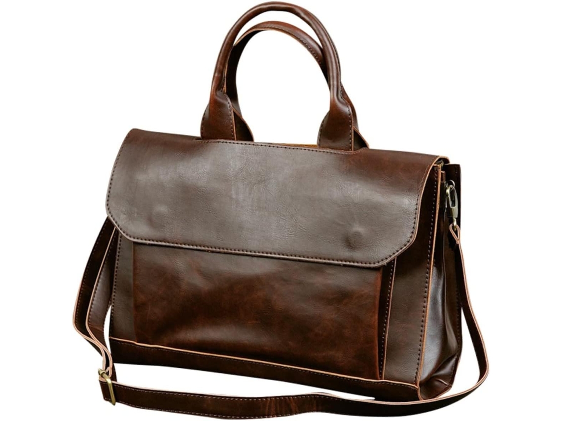 Maletín ejecutivo de piel sintética para portátil, bolso de viaje, maletín para hombre, bolso de viaje Gokoco