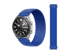 Correa ajustable y elástica de nailon trenzado para Samsung Galaxy Watch de 46 mm, tamaño: 145 mm (arcoíris).