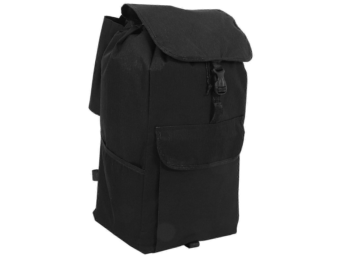 Bolsa plegable para carrito de la compra, juego de 1, fabricada en tela Oxford impermeable, con bolsillos laterales y frontales. Ideal para guardar...