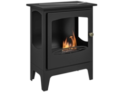 Chimenea Bioetanol Acero Inoxidable 1,2l 3h Negro