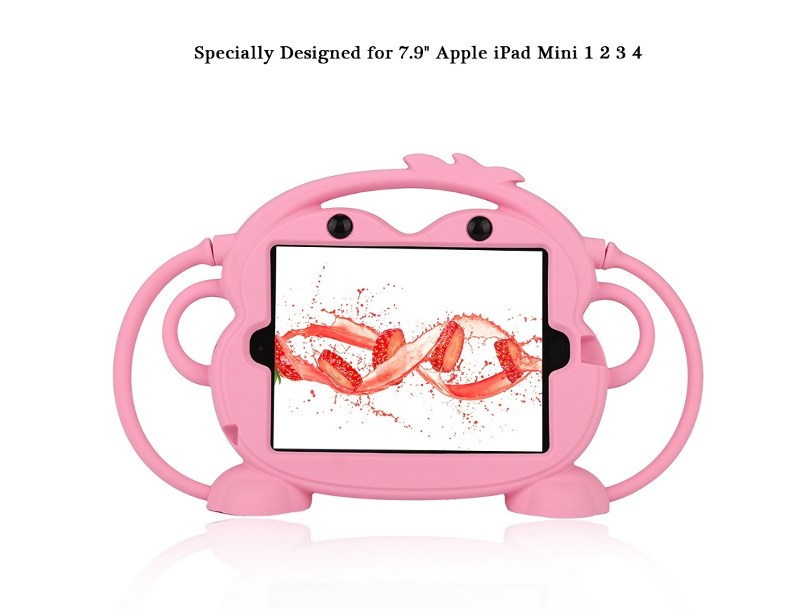 Funda protectora de silicona (resistente a impactos con soporte) para iPad Mini 1/2/3/4 de 7,9 pulgadas.