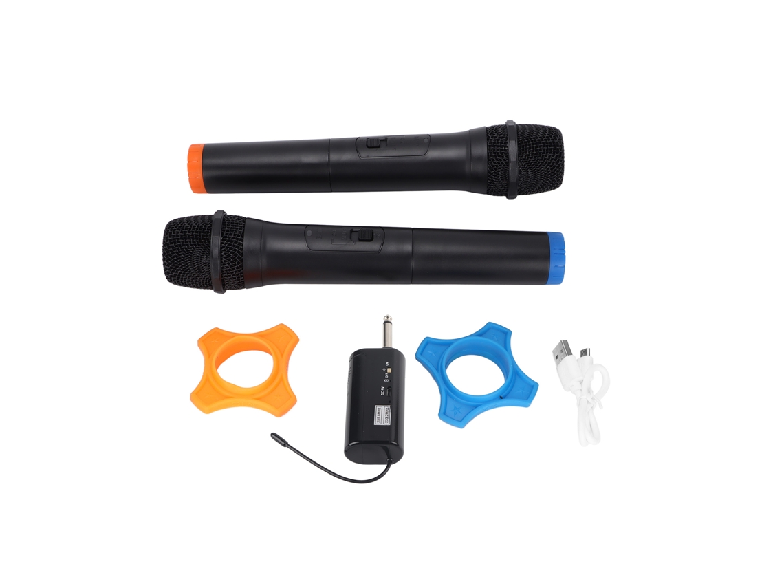 Micrófono Inalámbrico Uhf Con Receptor Mínimo Para Karaoke, Ktv Y Exteriores, Con Protección Antiinterferencias.