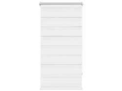 Maison Exclusive - Estor Cebra 80,9x150 Cm Tejido Ancho 76,7 Cm Blanco