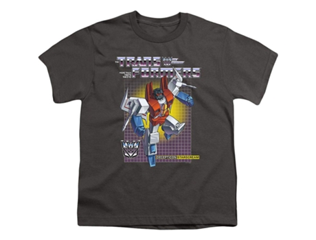 Camiseta ROCKINSTONE de Transformers Decepticon Starscream para jóvenes (M)