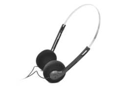 Auriculares Deportivos Clásicos Retro Portátiles Con Cable, Compactos Y Ajustables, De Abs (negros).