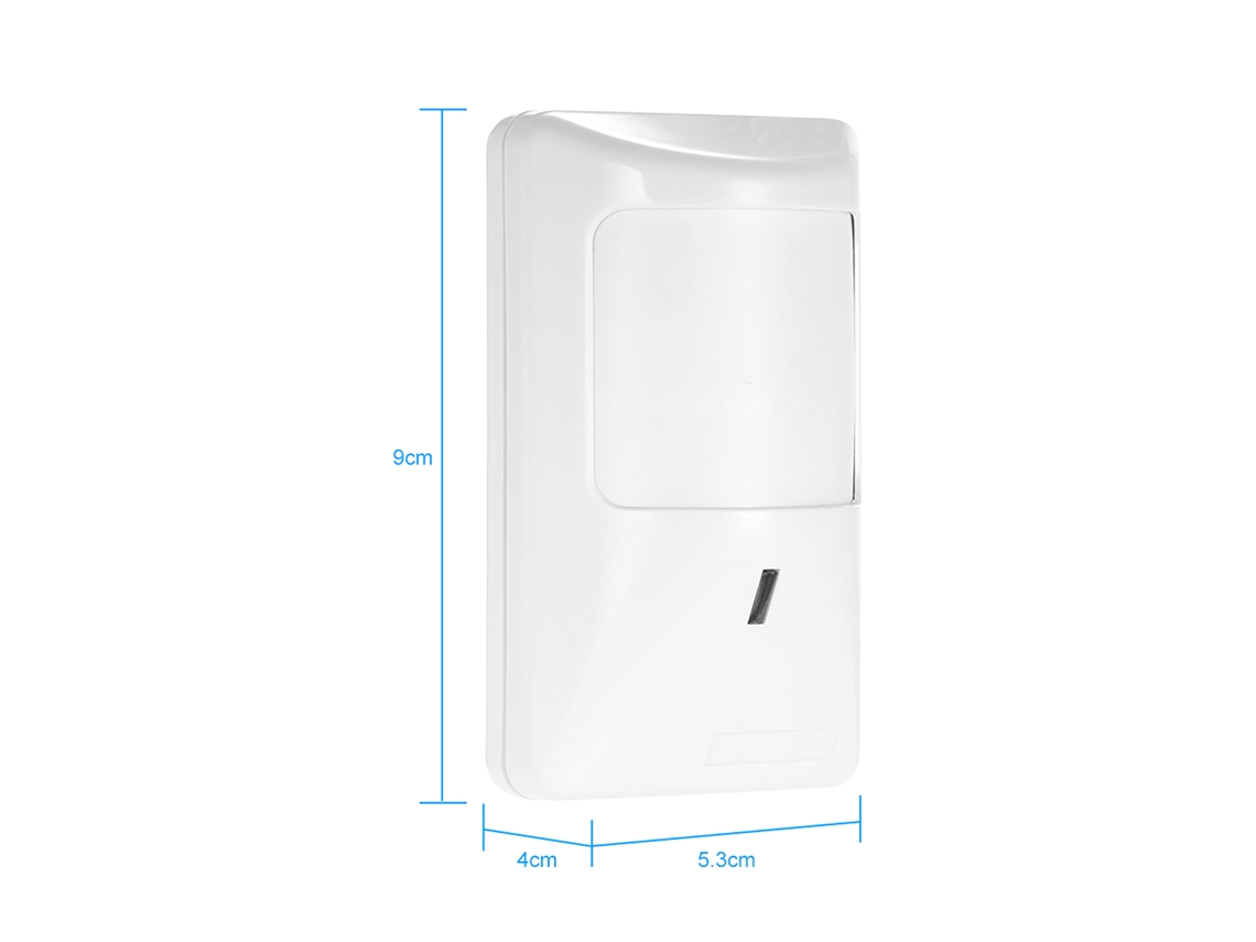 Sensor de movimiento PIR con sensores infrarrojos duales para sistemas de alarma domésticos