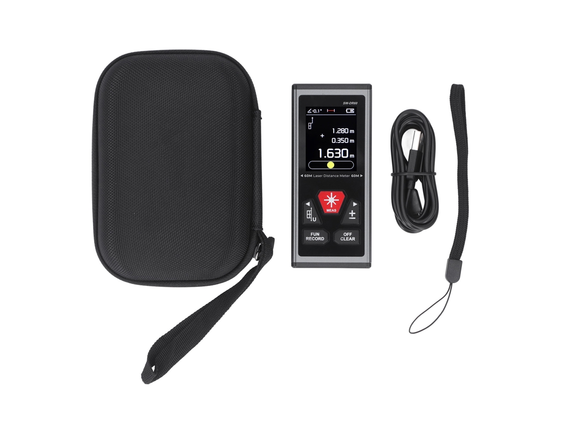 2026 Store-medidor De Distancia Láser Dual Recargable Usb De Alta Precisión Herramienta Digital De Medición Sw‑dr60