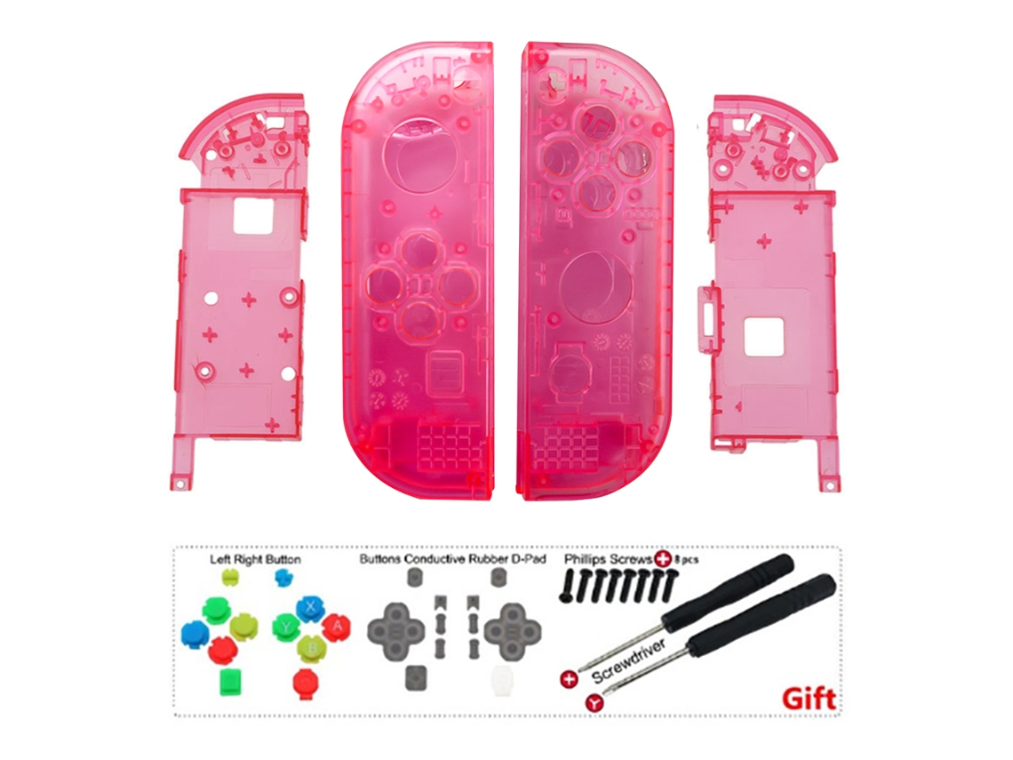 Empuñadura suave al tacto para control remoto, carcasa de repuesto con todos los botones, no incluye carcasa de consola Nintendo Switch