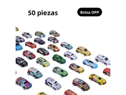Coches de juguete de aleación de cobre, planeadores de fricción inercial para niños (50 piezas)