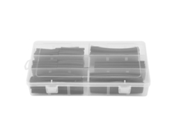 2026velora-142 Piezas De Tubo Termorretráctil Negro Para Cable, Manguito Enrollable Y Funda Shrinkable