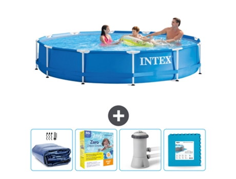 Piscina Tubular INTEX 28210NP-CB9 (6503 L - 366x76cm)