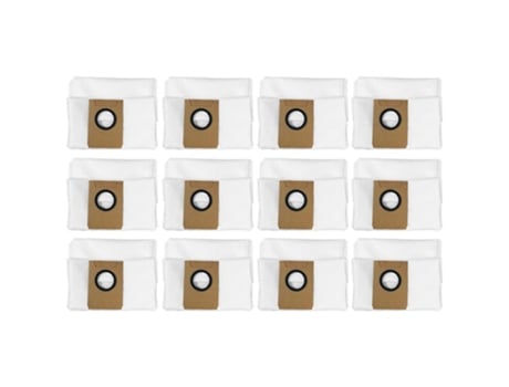 12 peças para ecovacs deebot x1 omni/turbo robô aspirador de pó saco