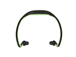 Auriculares Bluetooth Deportivos Inalámbricos Estéreo Con Micrófono Ranura Para Tarjeta Tf Color Verde