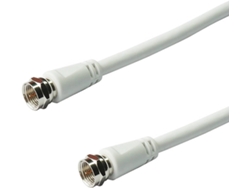 Cable de Antena LINEAIRE (Coaxial - 5 m - Blanco)