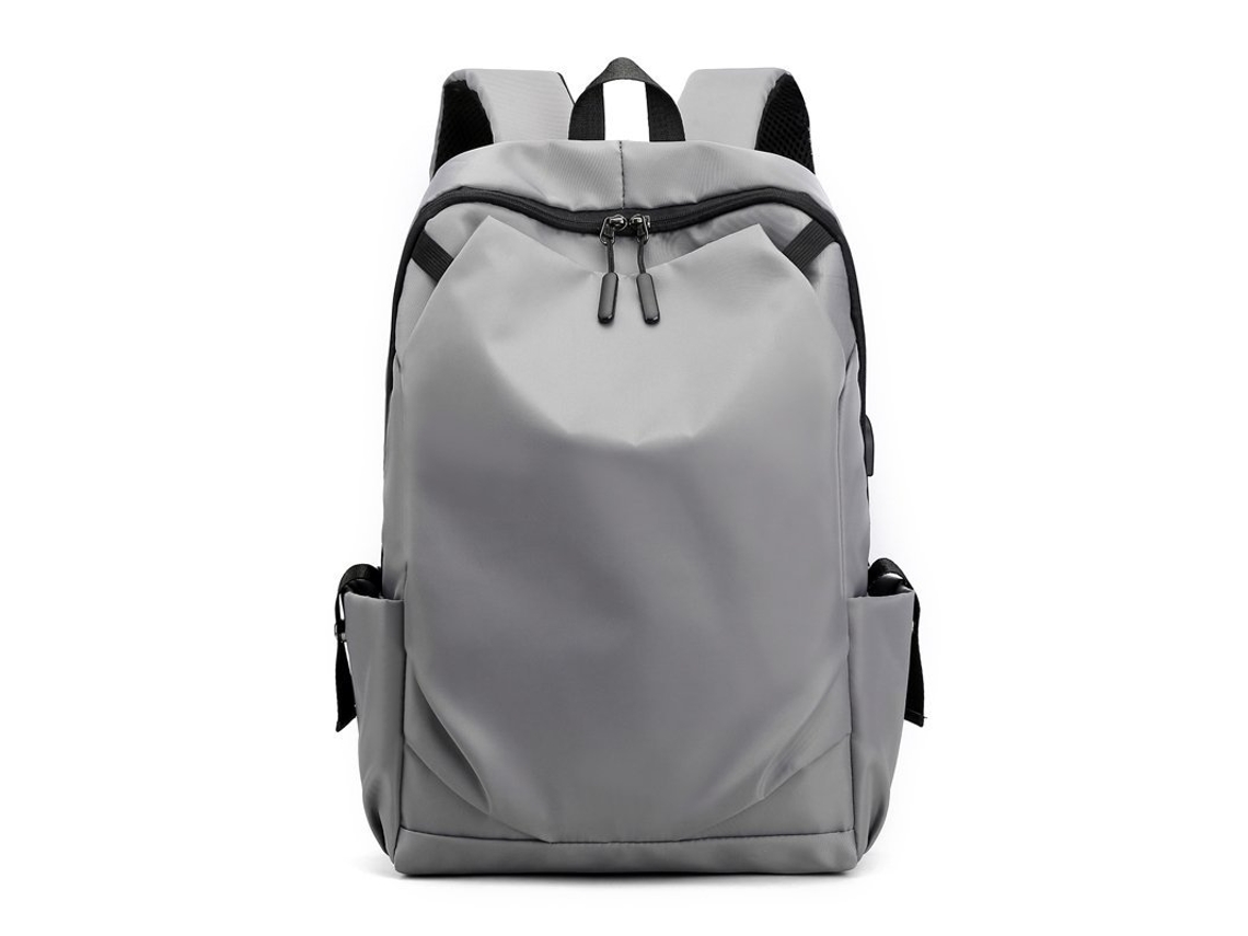 Mochila impermeable para portátil de 17 pulgadas con puerto USB (gris) Eifson