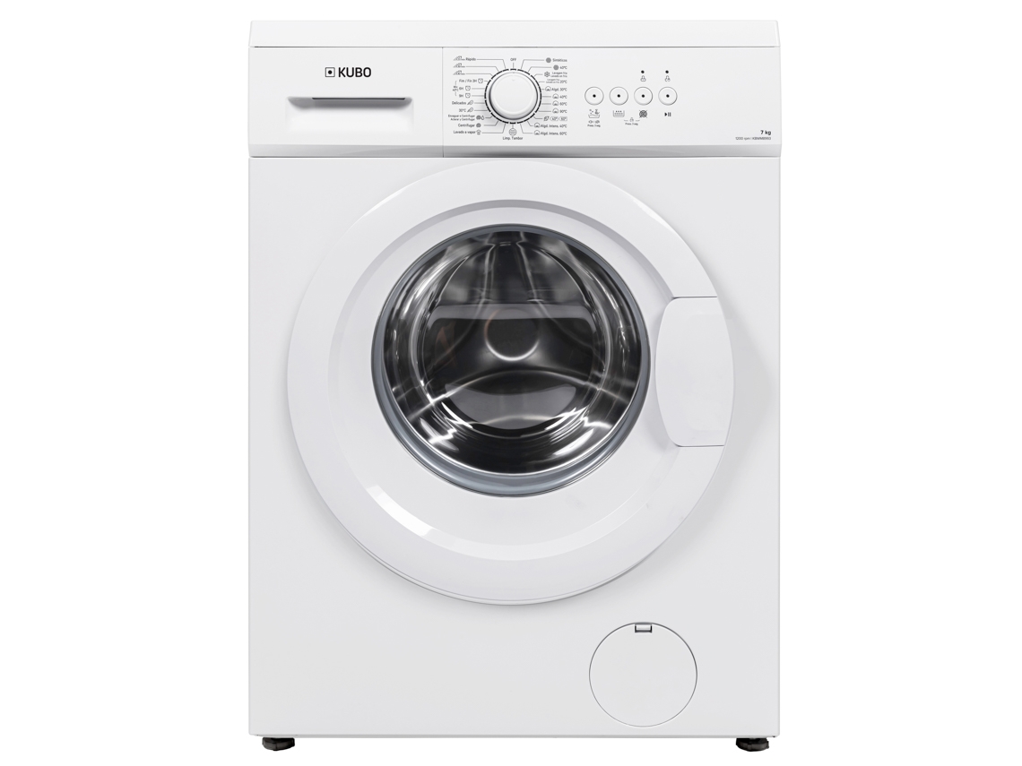 Lavadora KUBO KBWM8993 (7 kg - 1200 rpm - Blanco)
