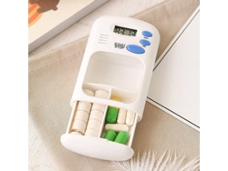 Tapón Con Temporizador Para Frascos De Medicamentos, Caja Digital Inteligente Con Alarma Y 2 Compartimentos Portátiles.