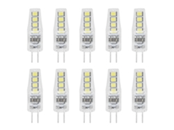 Bj-10 Peças De Bombilla Led G4 8 Chips 2835 2w 360° 220v Para Lar Escritório Lâmpada Pc