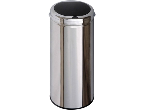 Cubo de Basura KITCHEN MOVE (Gris - Acero Inoxidable - 50 L)