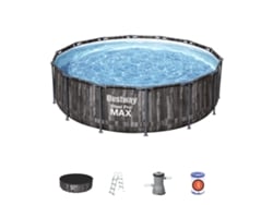 Piscina Tubular BESTWAY 5614Z (con Cartucho - 13030 L - 427x107cm)