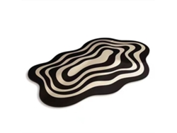 Alfombrilla De Baño Superabsorbente Y Antideslizante (blanco Y Negro), Alfombrilla De Tierra De Diatomeas Para Inodoro, Alfombrilla De Secado Rápido.