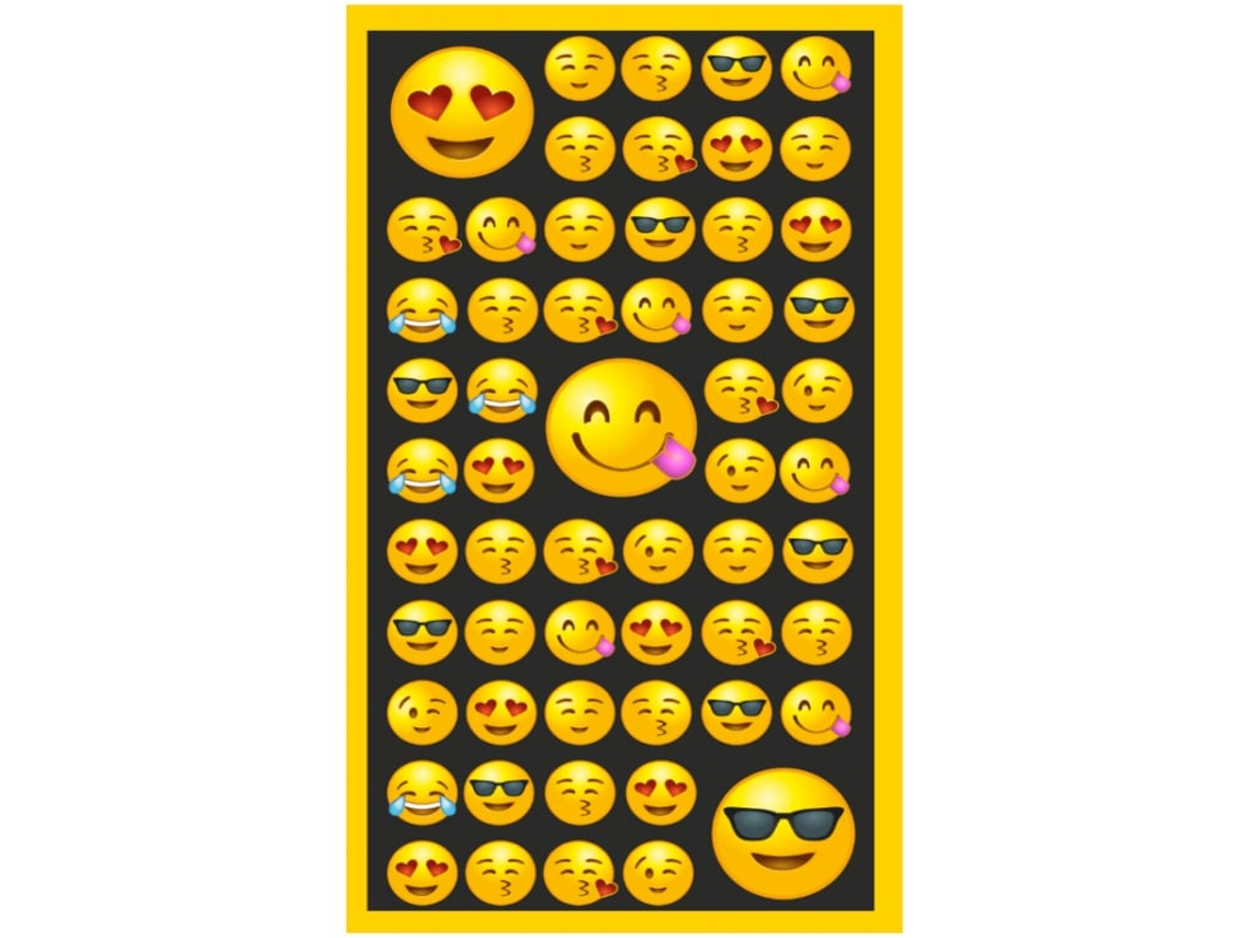Toalla De Playa De Microfibra Muchos Emojis