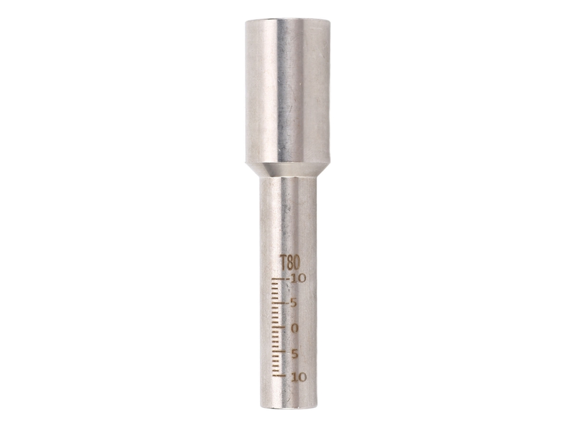 Tubo Graduado De Acero Inoxidable Soldado Por Láser, Escala Metálica Portátil De Alta Precisión 80mm