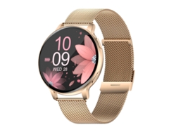 Reloj inteligente Yizhood S53 para mujer con llamadas Bluetooth 5.3, clasificación IP68, funciones para mujer, más de 120 modos deportivos, frecuencia dorada