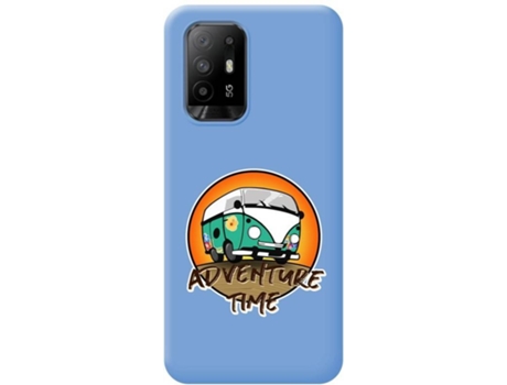 Carcasa para Oppo A94 5G TUMUNDOSMARTPHONE Silicona Líquida Dibujos Azul
