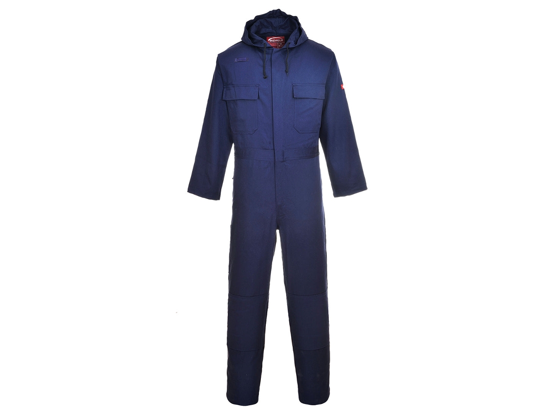 Buzo Con Capucha Bizweld: Protección Y Comodidad Azul Marino / Xl