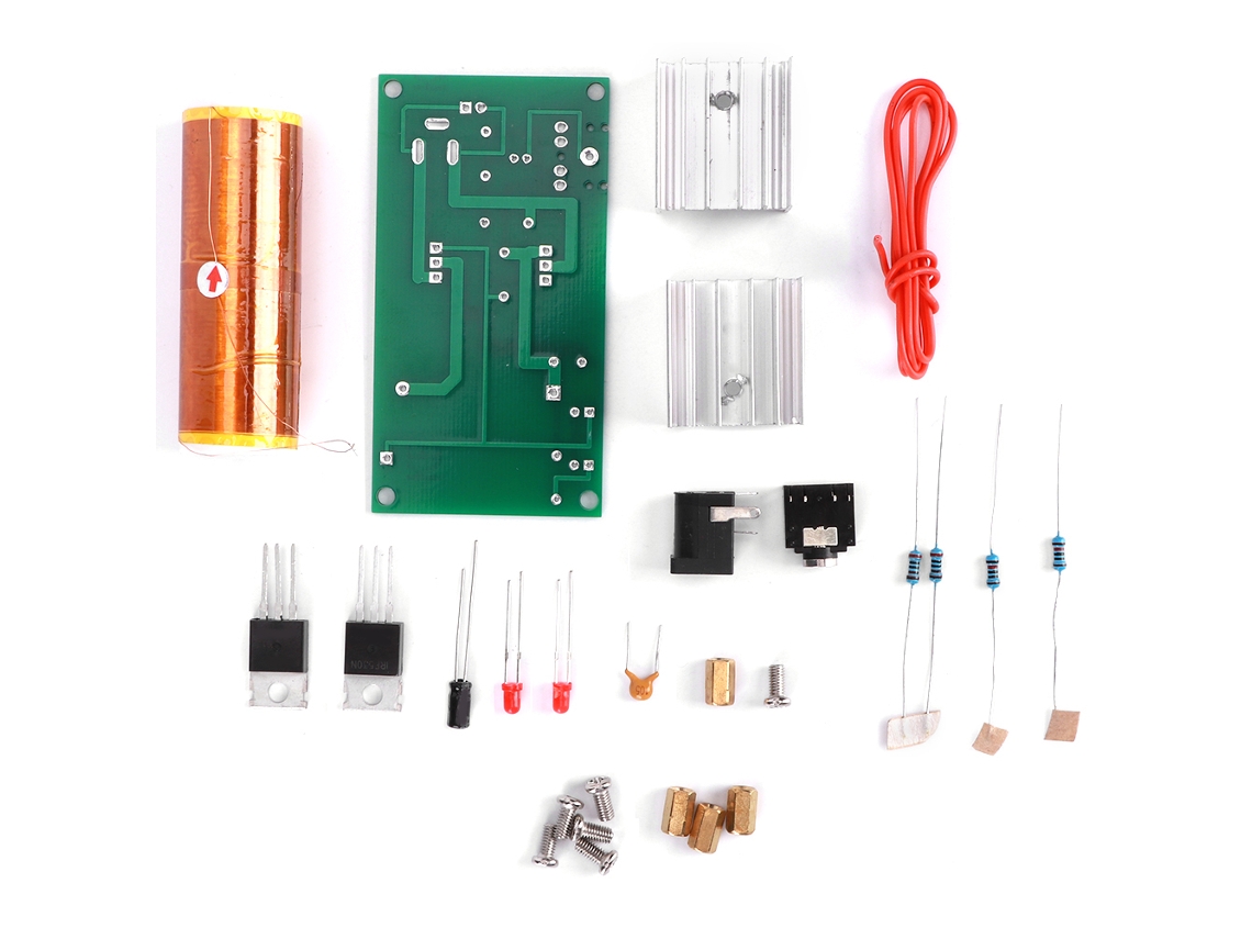 Kit De Altavoz De Plasma Para Armar Con Bobina, 15-24v, Transmisión De Arco, Componentes Electrónicos.