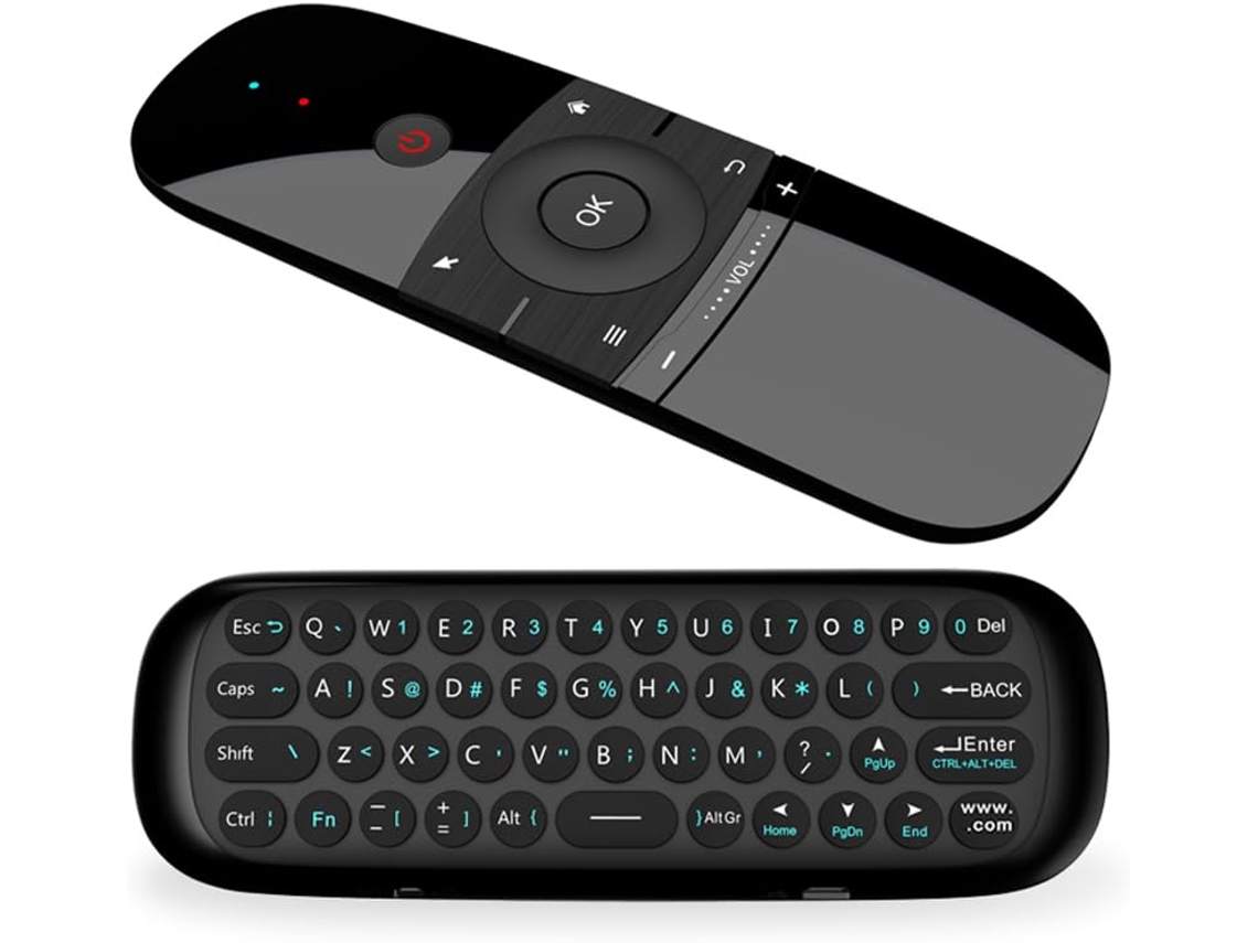 Control Remoto Air Mouse Con Teclado Y Aprendizaje Ir Para Android Tv, Smart Tv, Pc Y Proyector.