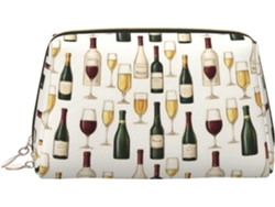 Neceser De Viaje Cuero Organizador Para Mujer Diseño Estampado Vacaciones