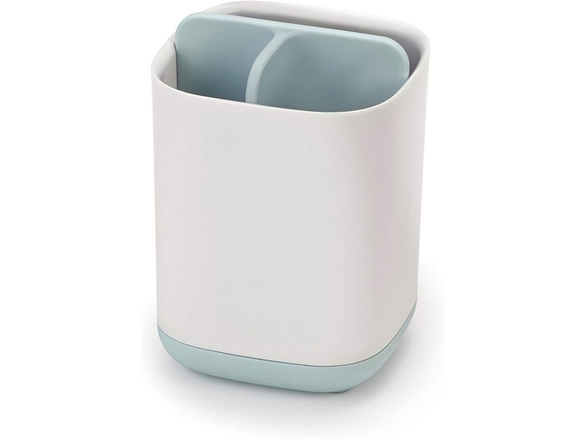 2026-portavasos De Cepillo De Dientes De Almacenamiento Fácil, Blanco, Pequeño, Ideald Para Cepillos Eléctricos Y Crema Dental