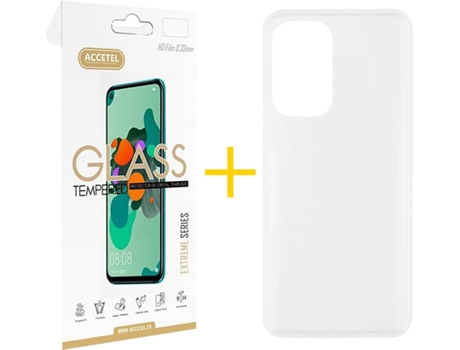 Carcasa + Protector de Pantalla para Xiaomi MI 11I ACCETEL Transparente Claro