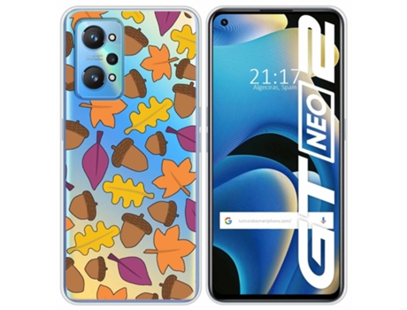 Carcasa Realme GT NEO 2 5G TUMUNDOSMARTPHONE Dibujos Transparente Multicolor