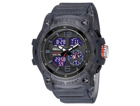 Smartwatch Smael Luxury Men Fashion Business Led Digital Wrist Quartz Casual Impermeable Transparente Negro