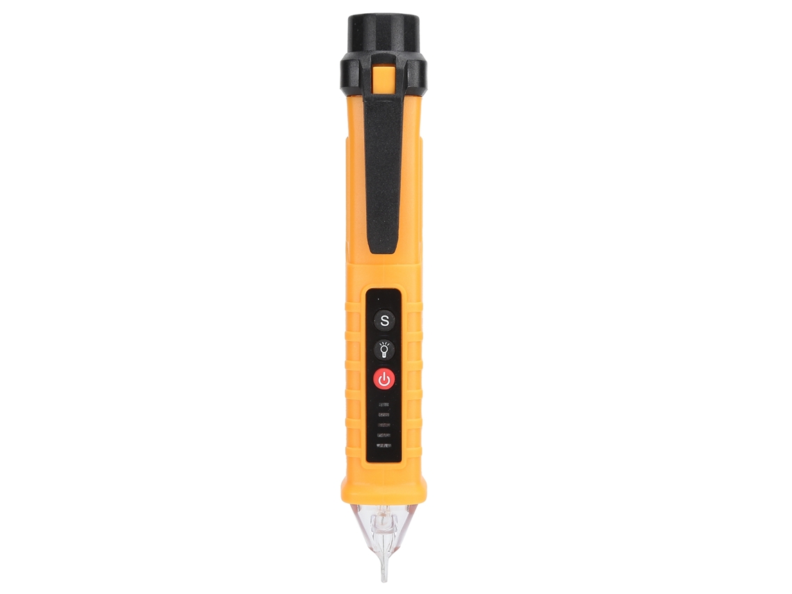 Lápiz De Prueba De Inducción Digital Con Alarma Sonora Y Luminosa, Detector De Voltaje De 12 A 1000 V.