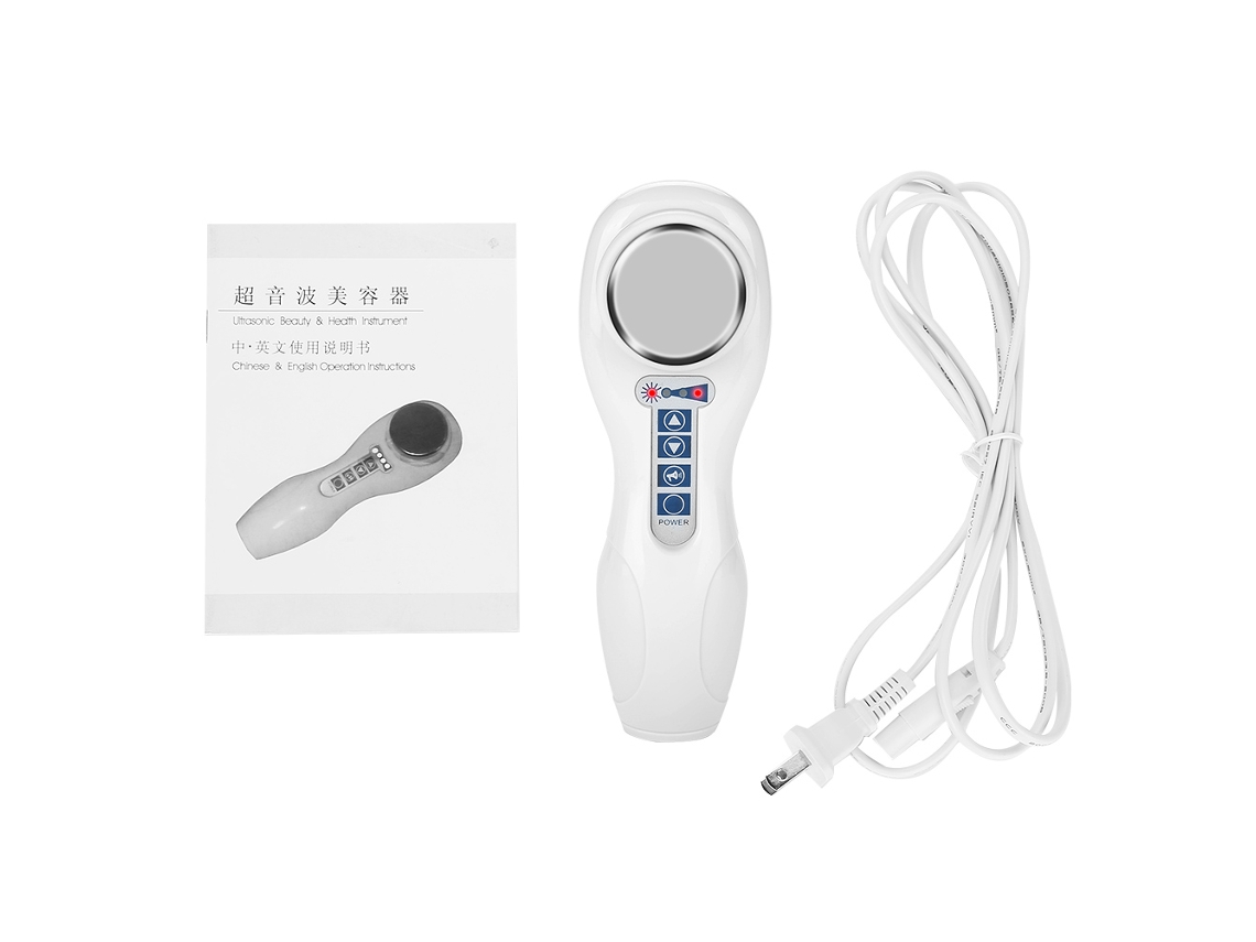 Máquina De Belleza Portátil Led Ultrasonido Para Adelgazar Cuerpo, Anti Celulitis Y Suavizar Arrugas Rostro