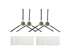 Filtro de cepillo lateral compatible con aspiradoras robot Lefant M210, M210s, M210b y M213