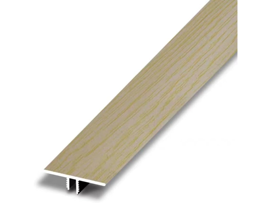 Tira De Umbral Acero Inoxidable Tiras Cubierta Junta Aluminio Suelo Laminado Metálico Hueco (beige L 90 X W)