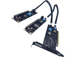 Tarjeta Adaptadora Pcie Avanzada Sff-8654 8i A Sas4.0 Que Permite La Transferencia De Datos.
