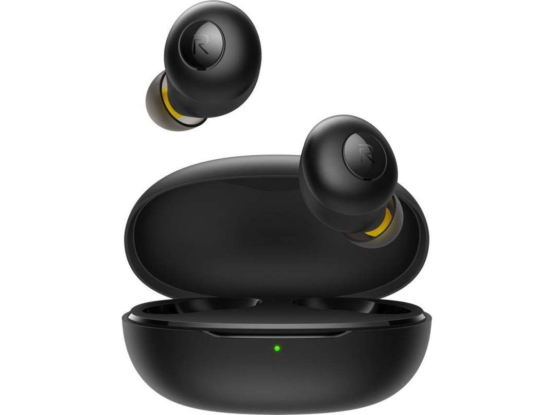 Auriculares Bluetooth True Wireless REALME Buds Q (In Ear - Micrófono - Negro)