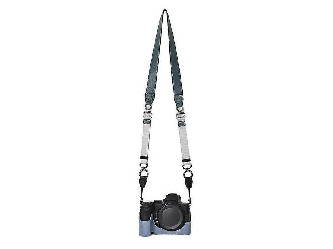 Estuche protector de PU con textura de lichi y correa para el hombro para cámaras Nikon Z 5 / Z 6 II / Z 7 II