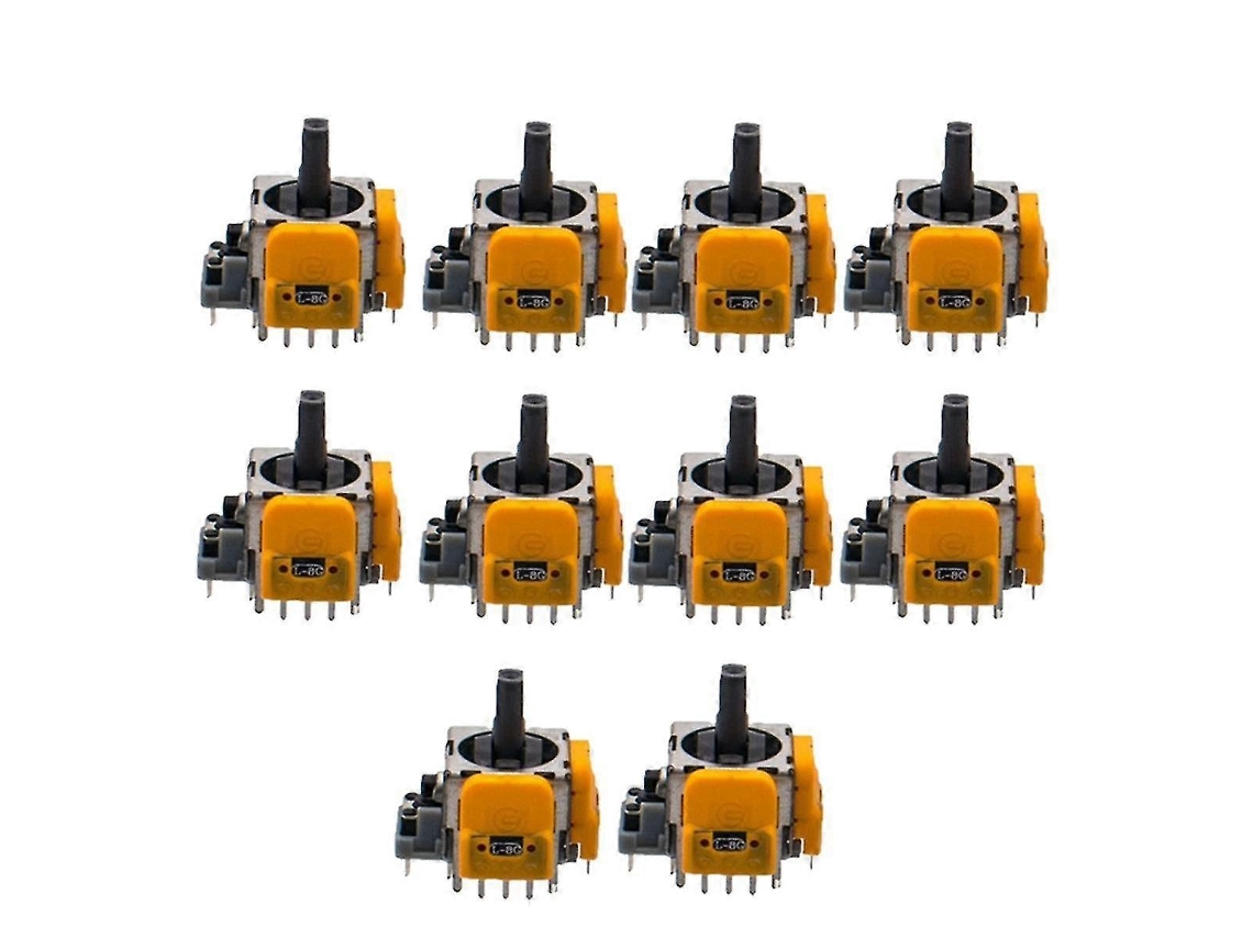 10 joysticks para PS5 con efecto Hall electromagnético de alta precisión y control ajustable.